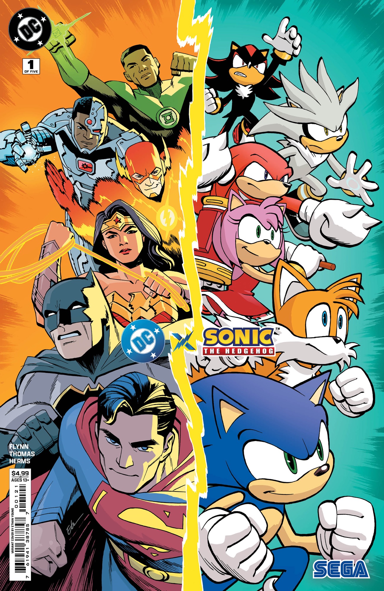Fusão Inédita: DC e Sonic se reúnem em nova aventura em quadrinhos