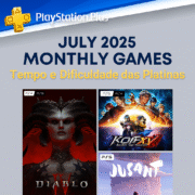 PlayStation Plus Julho 2025: Tempo e Dificuldade das Platinas dos Jogos do Mês
