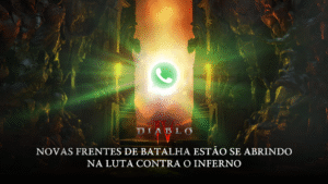 O Inferno agora cabe no seu bolso: Diablo ganha canal oficial no WhatsApp para o Brasil