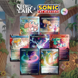 Sonic e Magic: The Gathering se encontram em nova colaboração do Secret Lair