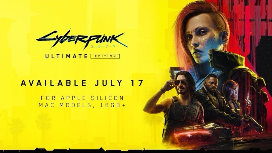 Cyberpunk 2077: Ultimate Edition será lançado para Mac em 17 de julho com suporte a chips Apple Silicon