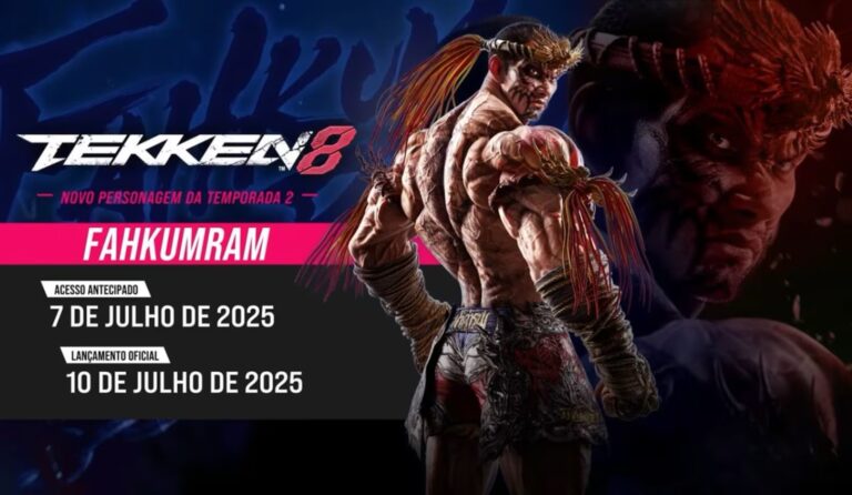 TEKKEN 8 celebra retorno de Fahkumram e aniversário de PAC-MAN com nova atualização recheada de conteúdos
