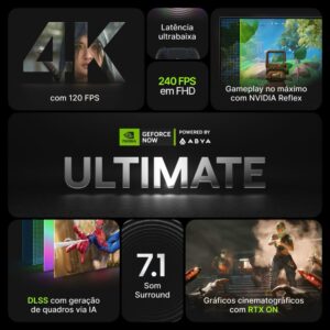 GeForce NOW Powered by ABYA anuncia Plano Ultimate com 4K, 240 FPS e tecnologia de ponta no Brasil