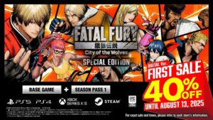 Fatal Fury: City of the Wolves entra em promoção com 40% de desconto em todas as plataformas