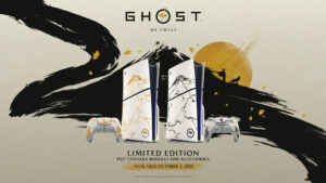 Sony anuncia edição limitada de PS5 inspirada em Ghost of Yōtei com pré-venda a partir de setembro