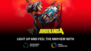 Jogadores poderão experimentar as novidades de Borderlands 4 com tecnologia Razer antes do lançamento em 12 de setembro