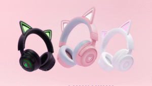 Razer apresenta novos headsets Kraken Kitty V3 com conectividade multiplataforma