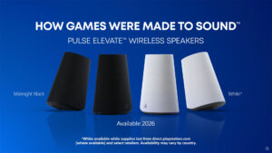 Sony apresenta Pulse Elevate, suas primeiras caixas de som sem fio para PC, Mac e PS5