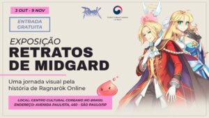 Ragnarök Online LATAM anuncia exposição “Retratos de Midgard” no Centro Cultural Coreano no Brasil