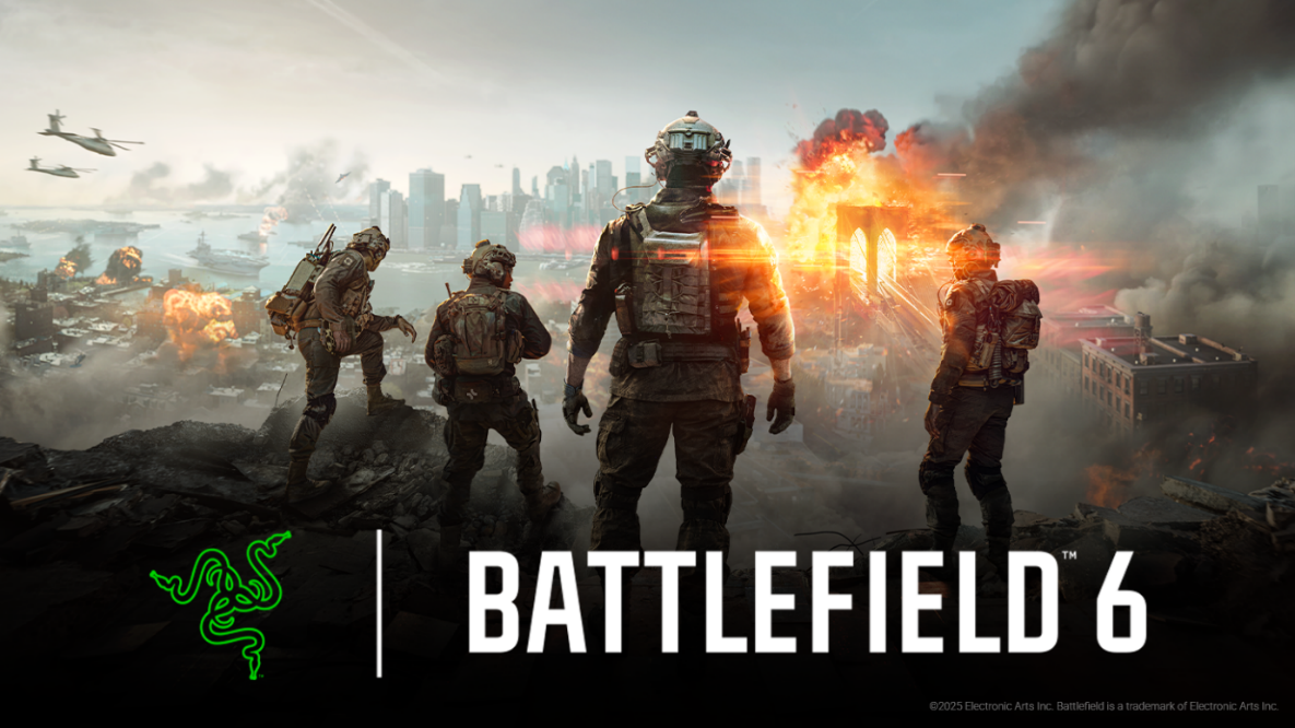 Razer leva Battlefield 6 a outro nível com Sensa HD Haptics e Chroma RGB