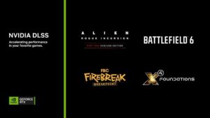 De aliens à tensão da guerra: DLSS 4 com Multi Frame Generation chega a Battlefield 6 e outros três títulos