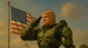 Casa Branca entra na guerra dos consoles com imagem de Trump como Master Chief