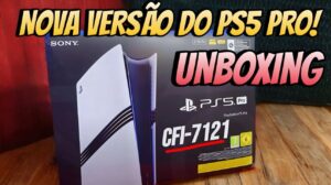 Novo Modelo do PS5 Pro – Confira o unboxing e detalhes