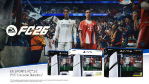 Sony anuncia bundle especial do PS5 e PS5 Pro com EA Sports FC 26