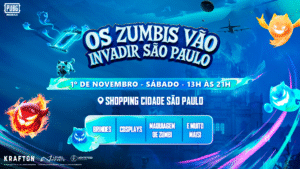 PUBG MOBILE e Dying Light: The Beast realizam ação temática de Halloween na Avenida Paulista