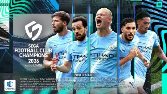 SEGA Football Club Champions 2026 é anunciado com lançamento global em janeiro