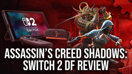 Assassin’s Creed Shadows no Switch 2 entrega visual forte com DLSS, mas sofre em modo dock