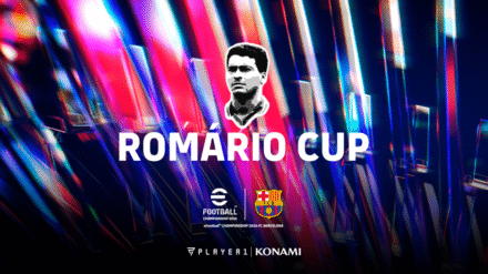 Player1 lança a Romário Cup em parceria com a Konami e torneio oficial de eFootball levará dois brasileiros ao FC Barcelona