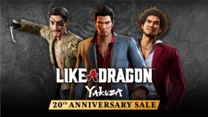 Promoção de 20 anos de Like a Dragon & Yakuza no Steam