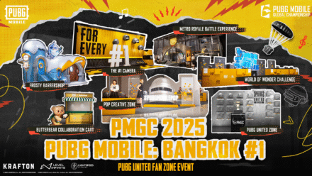 PUBG MOBILE transforma Bangkok em um gigantesco festival competitivo durante o PMGC 2025