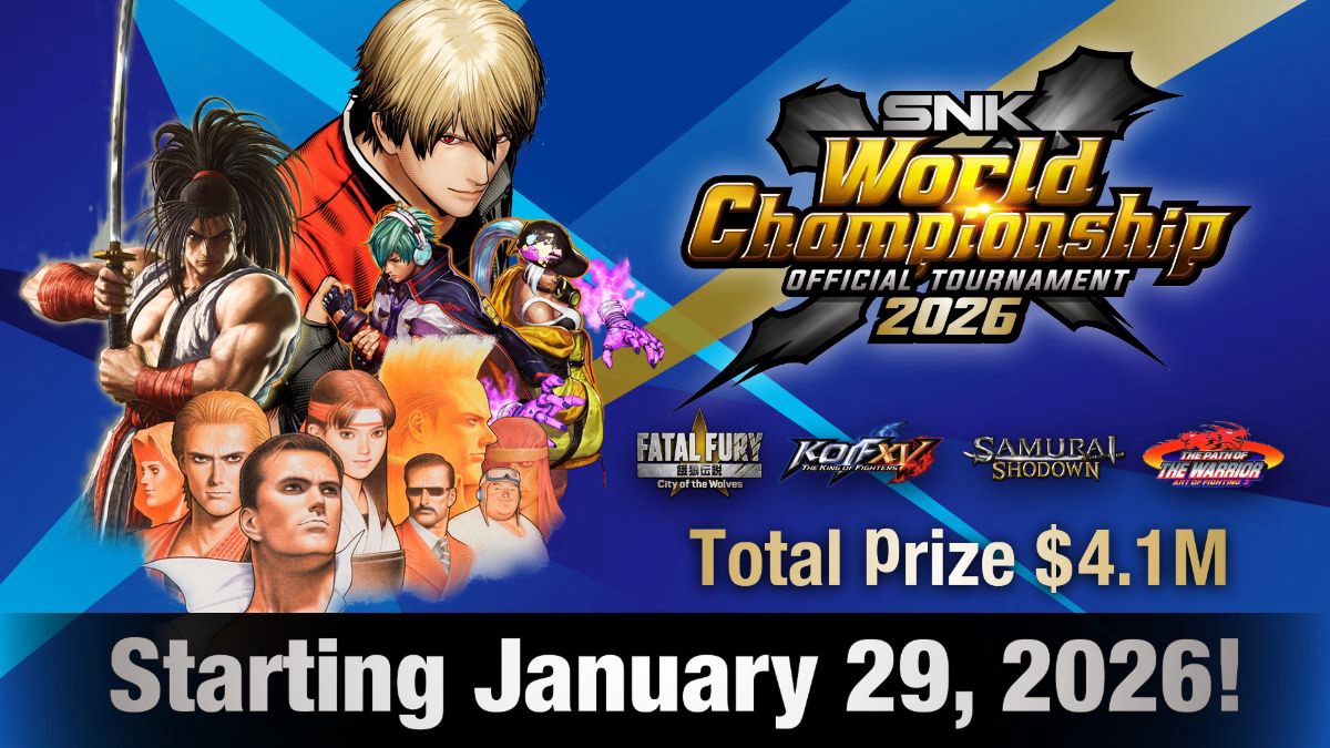 SNK World Championship 2026 é confirmado com premiação total acima de US$ 4 milhões