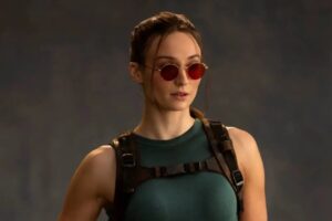 Série Tomb Raider ganha primeira imagem de Sophie Turner como Lara Croft