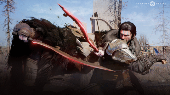 Crimson Desert recebe novo trailer focado em combate e progressão de habilidades