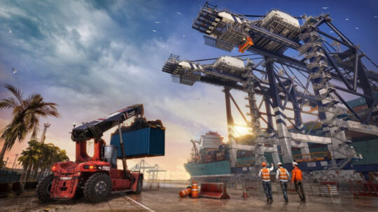 Docked, simulador portuário da Saber Interactive, já está disponível para PC, PS5 e Xbox Series