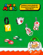 Super Mario chega ao Kinder Joy e transforma nostalgia em experiência entre gerações