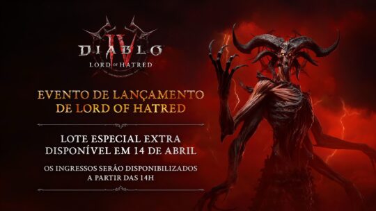 Blizzard libera novo lote de ingressos para evento de lançamento de Diablo IV: Lord of Hatred