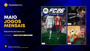PS Plus Essential de maio de 2026 é revelada com novos jogos para PS5 e PS4; confira a lista completa