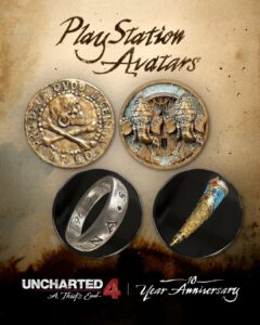 Uncharted 4: A Thief’s End ganha avatares gratuitos no PS5 para celebrar 10 anos