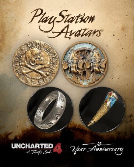 Uncharted 4: A Thief’s End ganha avatares gratuitos no PS5 para celebrar 10 anos