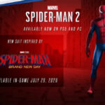 Marvel’s Spider-Man 2 ganha atualização gratuita com traje inspirado no novo filme do Homem-Aranha
