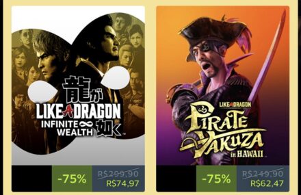 RGG Studio promove grande liquidação no Steam com descontos de até 75%
