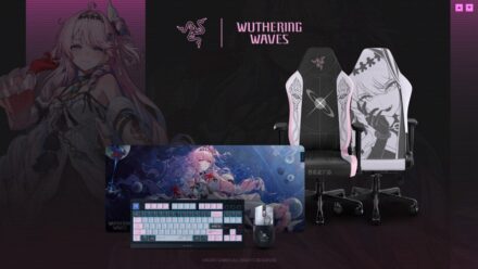 Razer lança coleção oficial de periféricos inspirada em Wuthering Waves