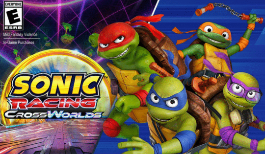 Pacote das Tartarugas Ninja chega oficialmente a Sonic Racing: CrossWorlds