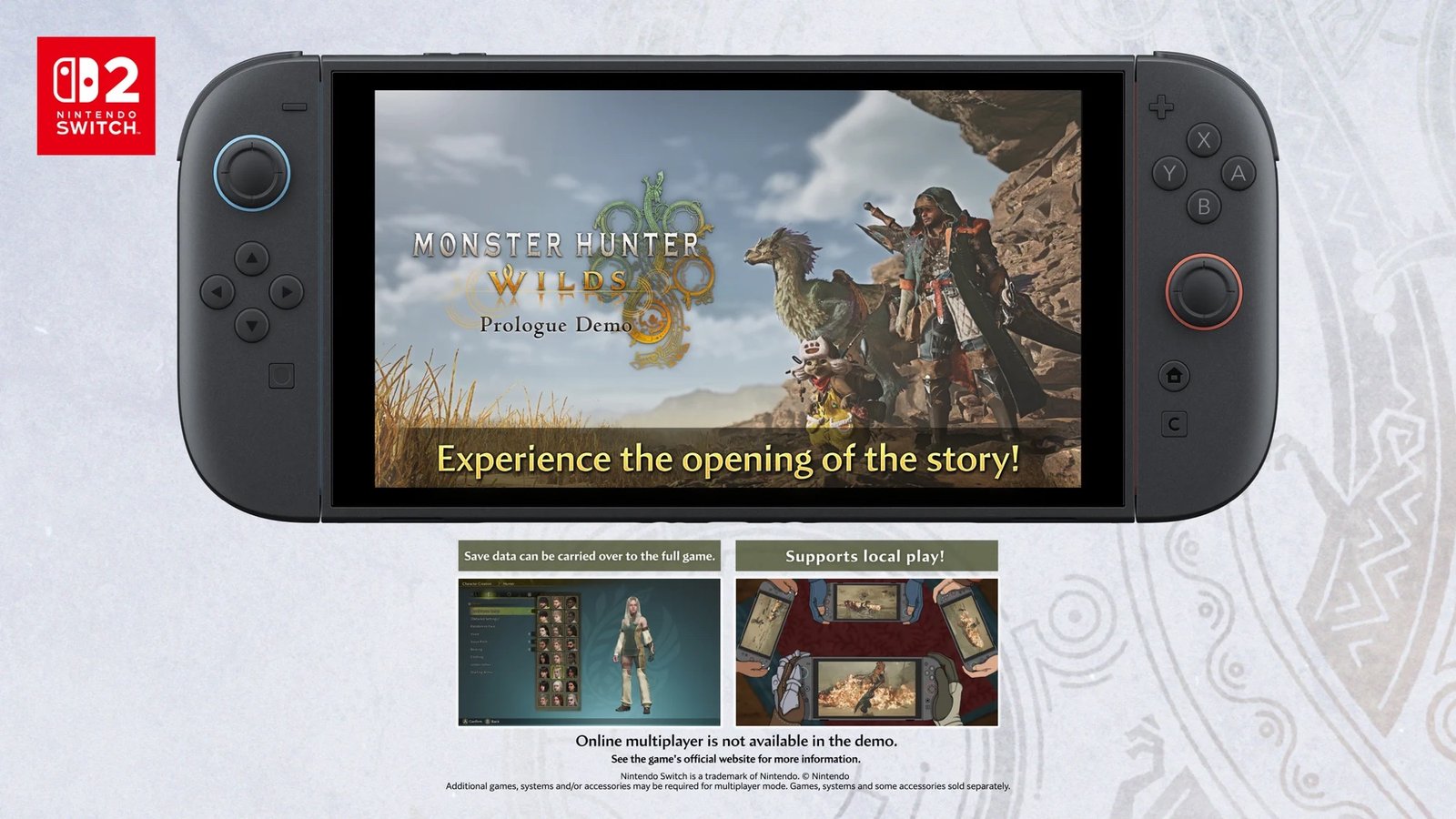 Demo de Monster Hunter Wilds chegando no Nintendo Switch 2.